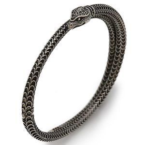 Gucci bangle bracelet garden buckle SNAKE age silver